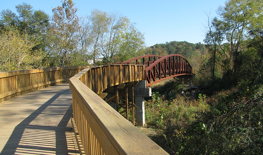 Bridge over water