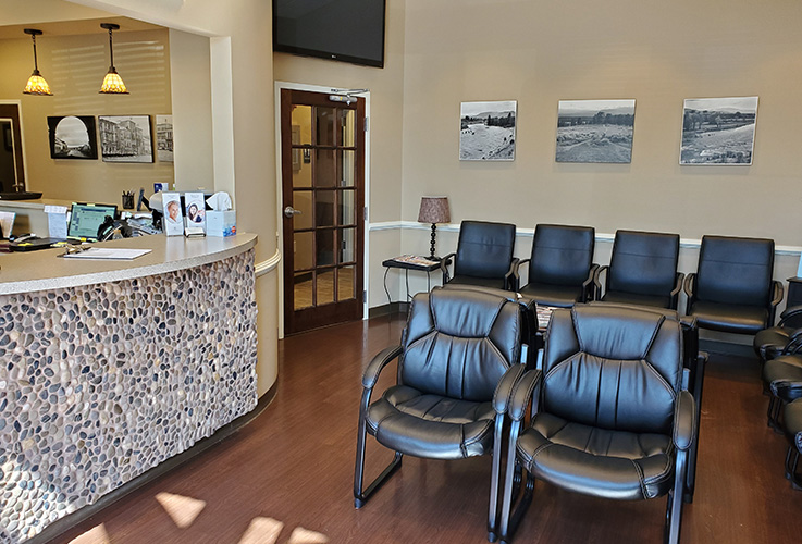 Dental office waiting room